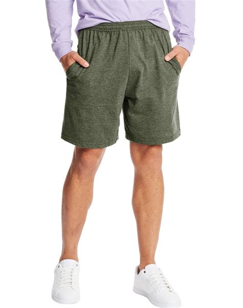 hanes shorts men's